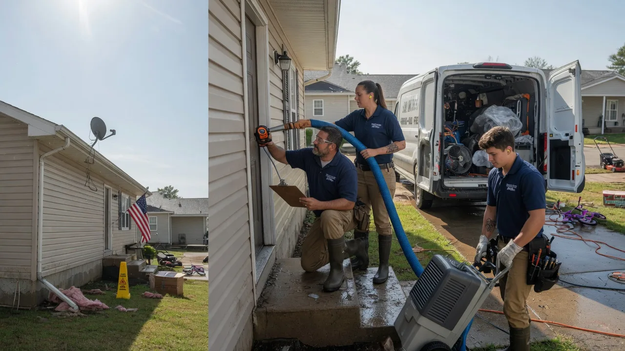 Ceiling Water Damage Restoration in Great Meadows, NJ near me